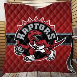 Toronto Raptors Canadian Basketball Club Quilt Blanket
