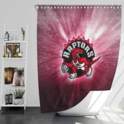 Toronto Raptors NBA Basketball Team Shower Curtain