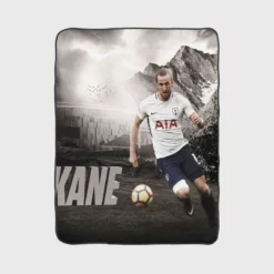 Tottenham English Player Harry Kane Fleece Blanket 1