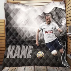 Tottenham English Player Harry Kane Quilt Blanket