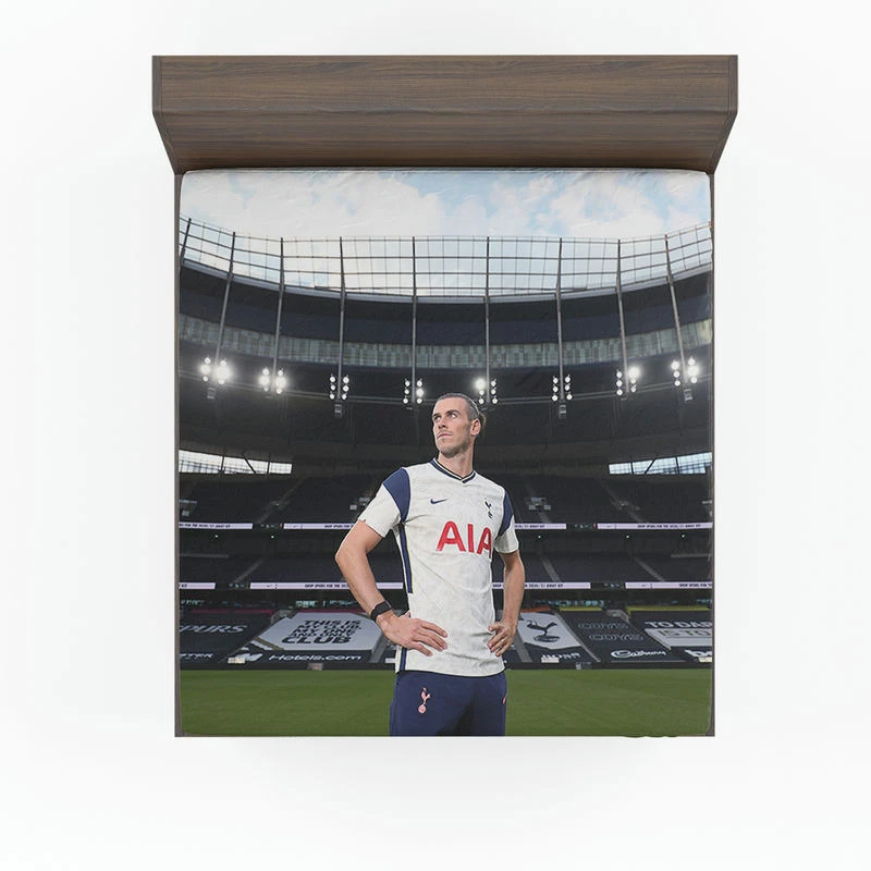 Tottenham Hotspur F C Soccer Player Gareth Bale Fitted Sheet