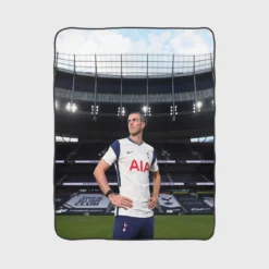 Tottenham Hotspur F C Soccer Player Gareth Bale Fleece Blanket 1