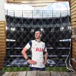 Tottenham Hotspur F C Soccer Player Gareth Bale Quilt Blanket