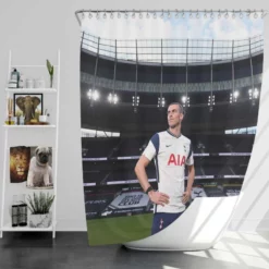 Tottenham Hotspur F C Soccer Player Gareth Bale Shower Curtain