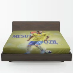 UEFA Champions League Arsenal Player Mesut Ozil Fitted Sheet 1