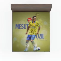 UEFA Champions League Arsenal Player Mesut Ozil Fitted Sheet