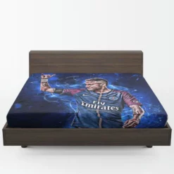 UEFA Champions League Footballer Neymar Jr Fitted Sheet 1