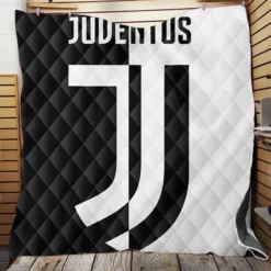 UEFA Champions Leagues Club Juventus Logo Quilt Blanket