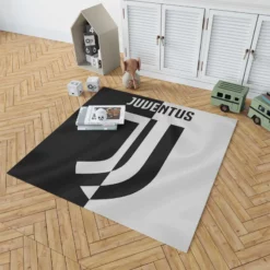 UEFA Champions Leagues Club Juventus Logo Rug 1