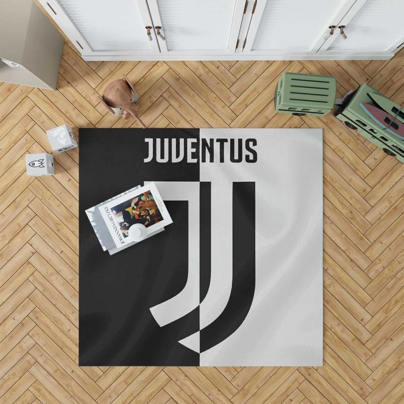 UEFA Champions Leagues Club Juventus Logo Rug