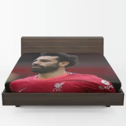 UEFA Cup Footballer Mohamed Salah Fitted Sheet 1