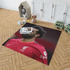 UEFA Cup Footballer Mohamed Salah Rug 1