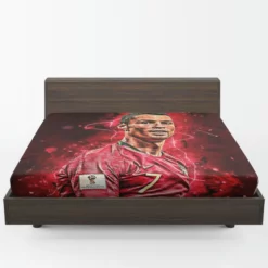 UEFA Euro Footballer Cristiano Ronaldo Fitted Sheet 1