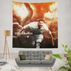 UEFA Super Cup Sergio Ramos Tapestry