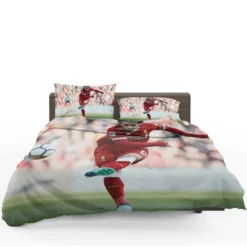 UEFA Super Cup Soccer Player Mohamed Salah Bedding Set