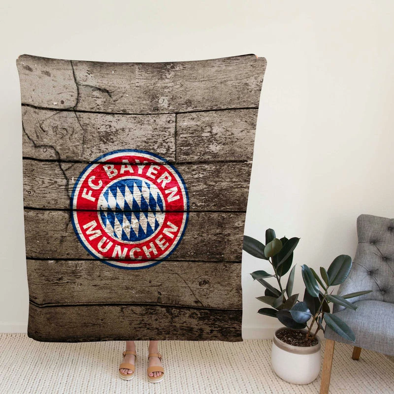 UEFA Super Cups FC Bayern Munich Soccer Club Fleece Blanket