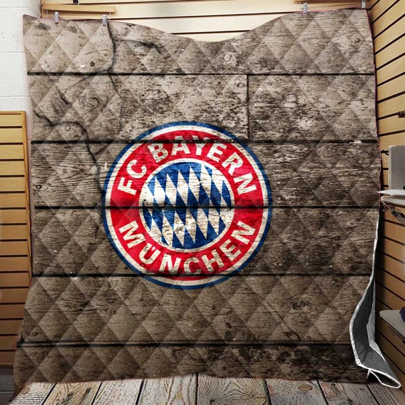 UEFA Super Cups FC Bayern Munich Soccer Club Quilt Blanket