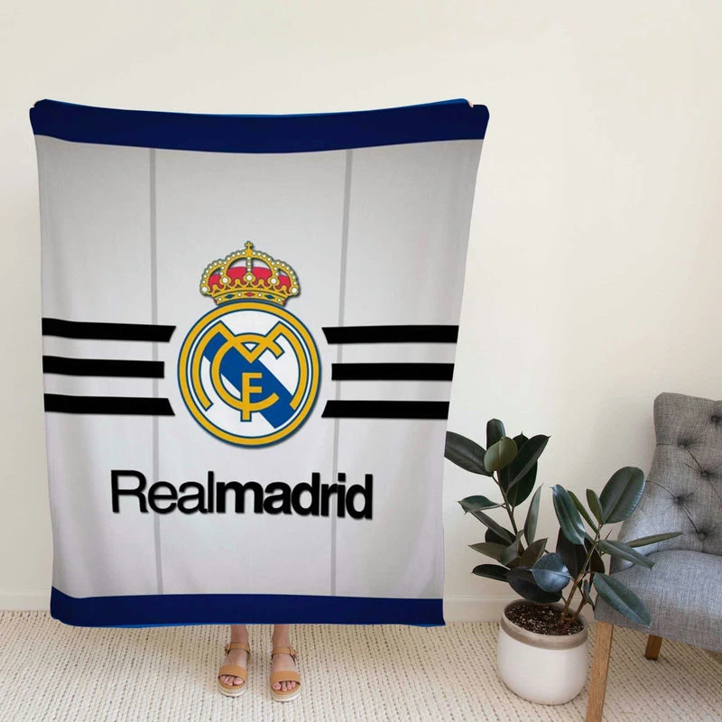 UEFA Winner Real Madrid Soccer Fleece Blanket