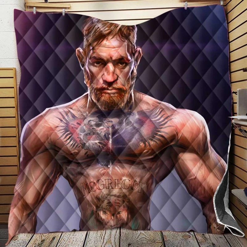 UFC Conor McGregor Ireland Wresling Player Quilt Blanket