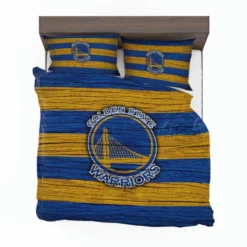 Ultimate Basketball Team Golden State Warriors Logo Bedding Set 1