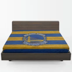 Ultimate Basketball Team Golden State Warriors Logo Fitted Sheet 1