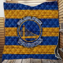 Ultimate Basketball Team Golden State Warriors Logo Quilt Blanket