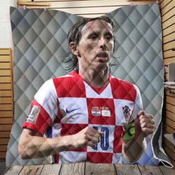 Ultimate Croation Soccer Player Luka Modric Quilt Blanket