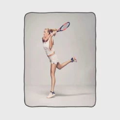 Ultimate Czech Tennis Player Petra Kvitova Fleece Blanket 1