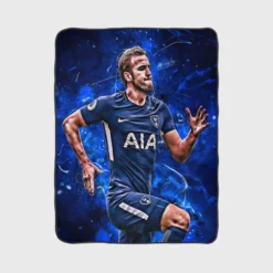 Ultimate English Player Harry Kane Fleece Blanket 1