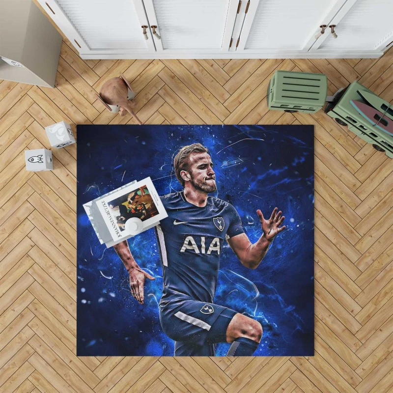 Ultimate English Player Harry Kane Rug