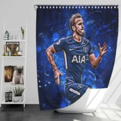 Ultimate English Player Harry Kane Shower Curtain
