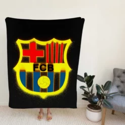 Ultimate Football Club FC Barcelona Fleece Blanket