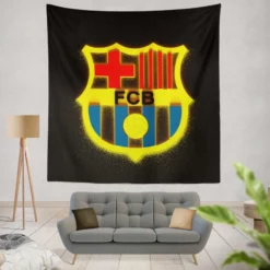 Ultimate Football Club FC Barcelona Tapestry