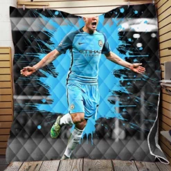 Ultimate Man City Soccer Player Kevin De Bruyne Quilt Blanket