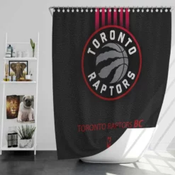 Ultimate NBA Toronto Raptors Logo Shower Curtain