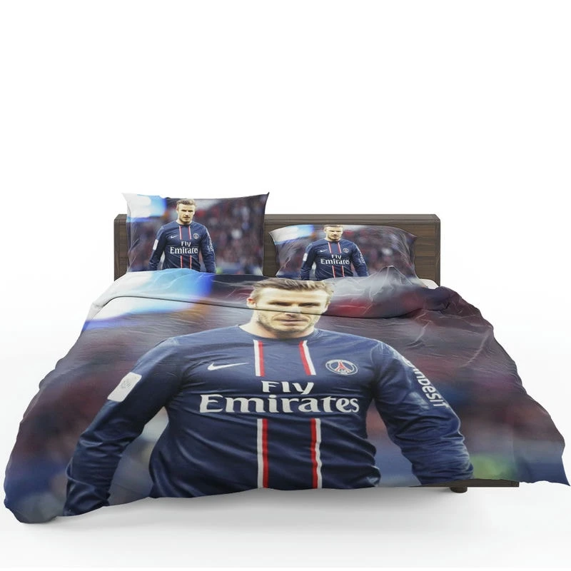 Ultimate PSG Football Player David Beckham Bedding Set