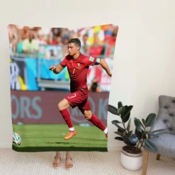 Ultimate Portuguese Cristiano Ronaldo Fleece Blanket