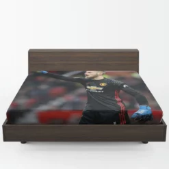 Ultimate Spanish Football Player David de Gea Fitted Sheet 1