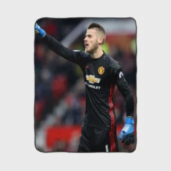 Ultimate Spanish Football Player David de Gea Fleece Blanket 1