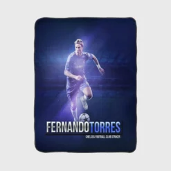 Ultimate Spanish Soccer Player Fernando Torres Fleece Blanket 1