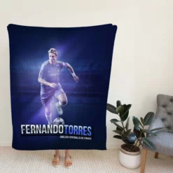 Ultimate Spanish Soccer Player Fernando Torres Fleece Blanket
