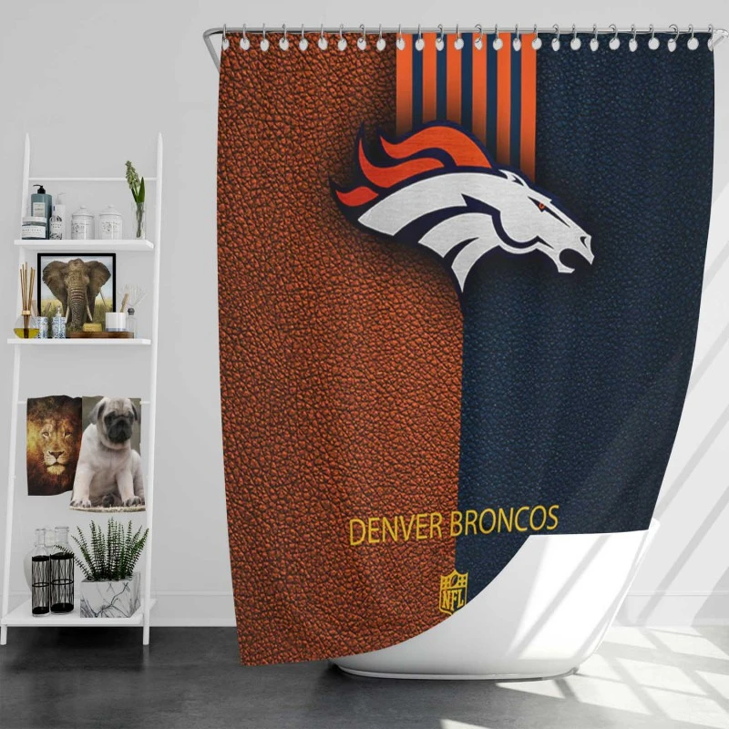 Ultimate Winning Denver Broncos NFL Club Shower Curtain