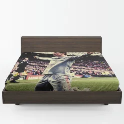 Uniqe Liverpool Soccer Player Fernando Torres Fitted Sheet 1