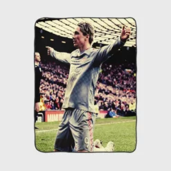 Uniqe Liverpool Soccer Player Fernando Torres Fleece Blanket 1