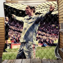 Uniqe Liverpool Soccer Player Fernando Torres Quilt Blanket