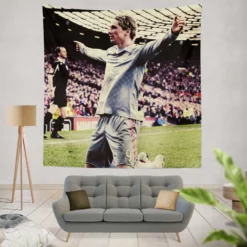 Uniqe Liverpool Soccer Player Fernando Torres Tapestry