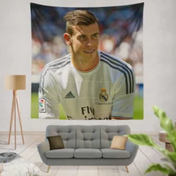 Uniqe Real Madrid Player Gareth Bale Tapestry