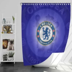 Unique English Football Club Chelsea Shower Curtain