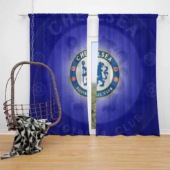 Unique English Football Club Chelsea Window Curtain