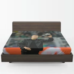 Unique Man City Football Player Erling Haaland Fitted Sheet 1